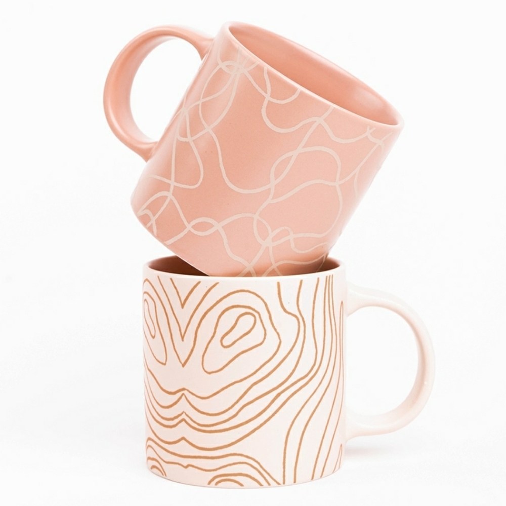 Set of 2 Whiney Kerney Mugs